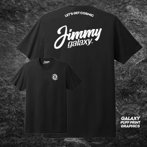 Jimmy Galaxy Official Orbiter Tee Shirt Black