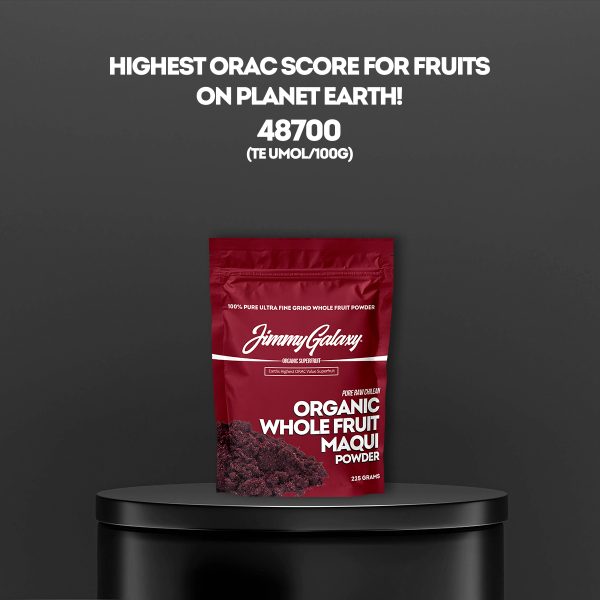 Jimmy Galaxy Organic Maqui Raw Full Fruit Highest ORAC Score